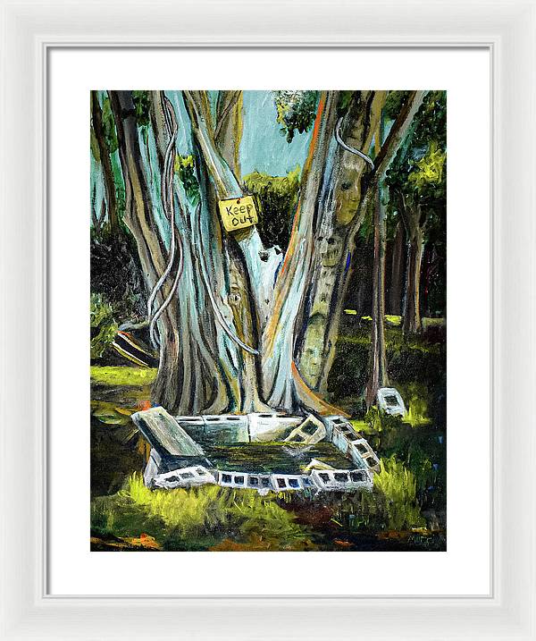 Keep Out - Framed Print