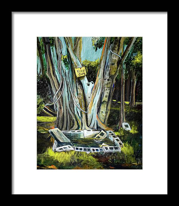 Keep Out - Framed Print