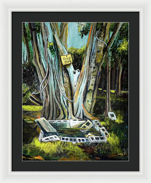Keep Out - Framed Print