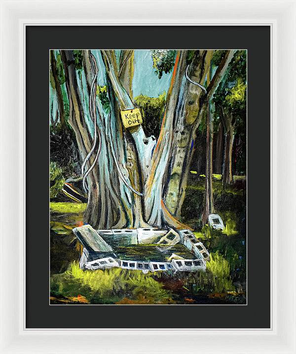 Keep Out - Framed Print