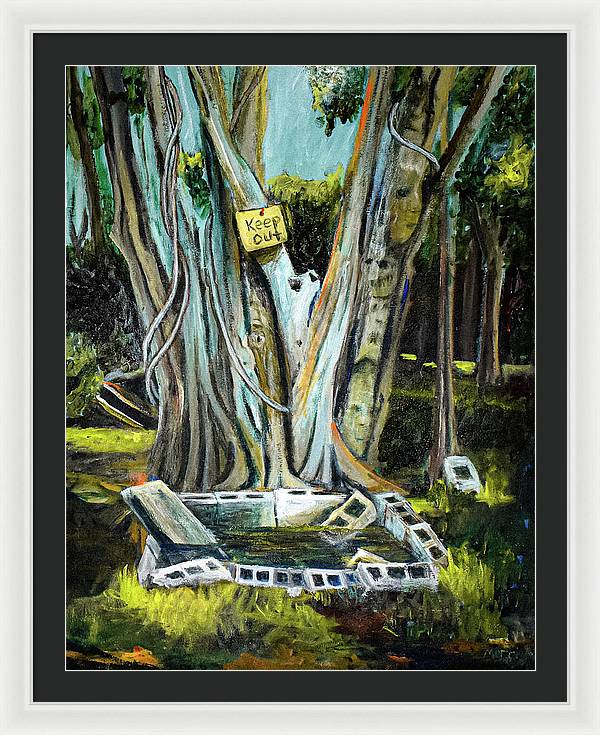 Keep Out - Framed Print