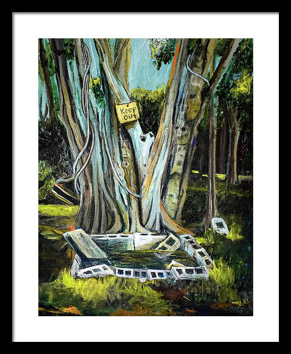 Keep Out - Framed Print