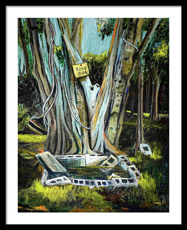 Keep Out - Framed Print