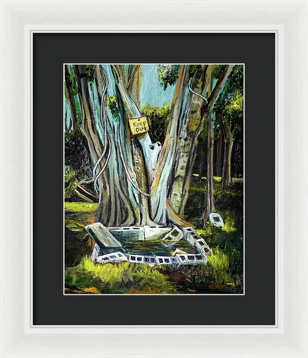 Keep Out - Framed Print