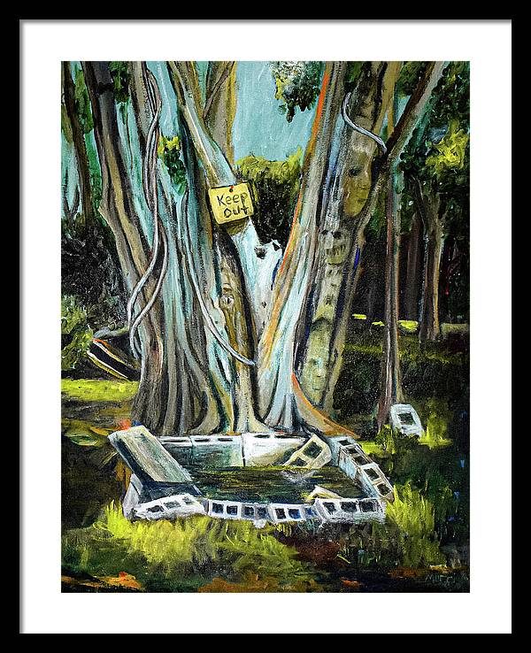 Keep Out - Framed Print