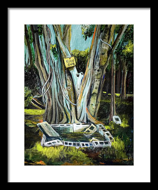Keep Out - Framed Print