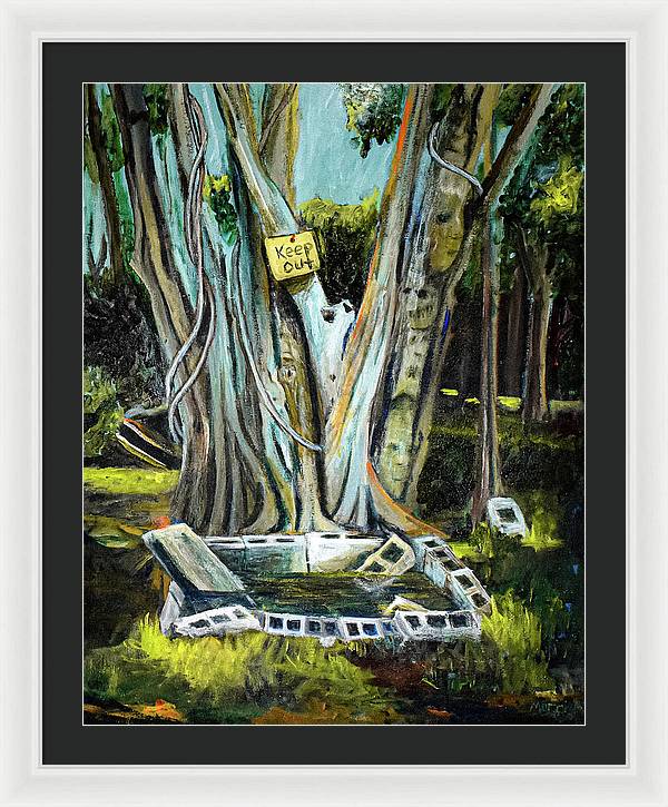 Keep Out - Framed Print