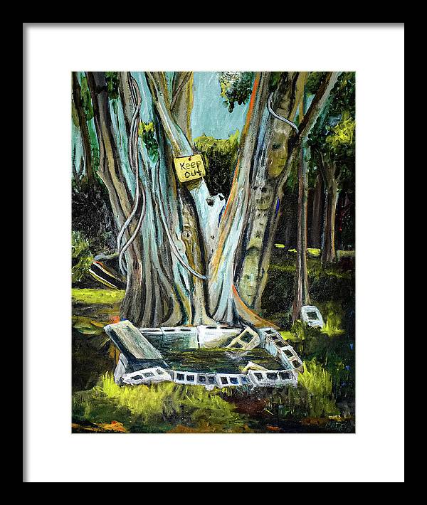 Keep Out - Framed Print