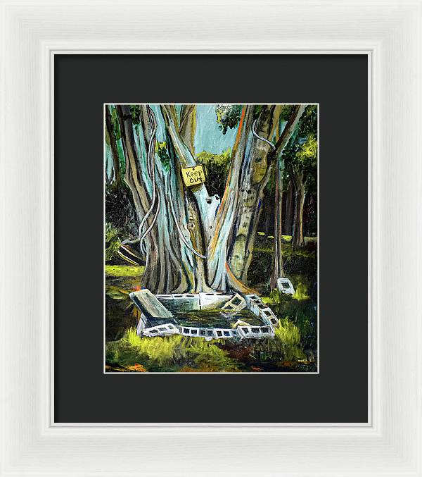 Keep Out - Framed Print