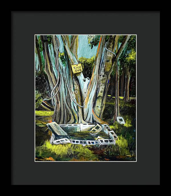 Keep Out - Framed Print