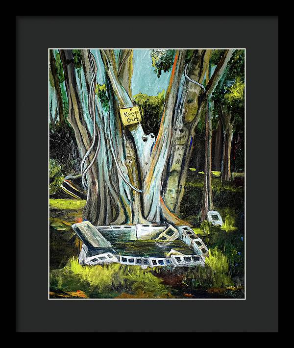 Keep Out - Framed Print