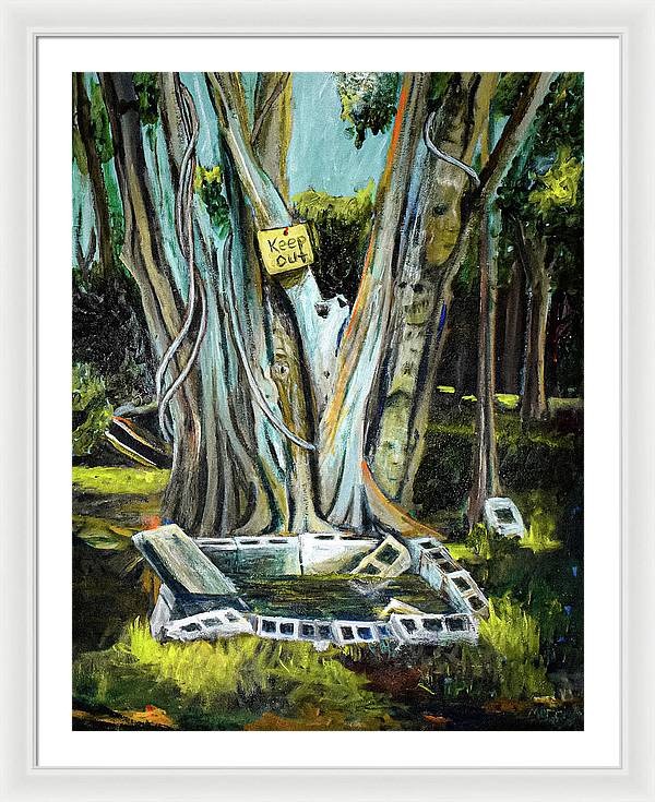 Keep Out - Framed Print
