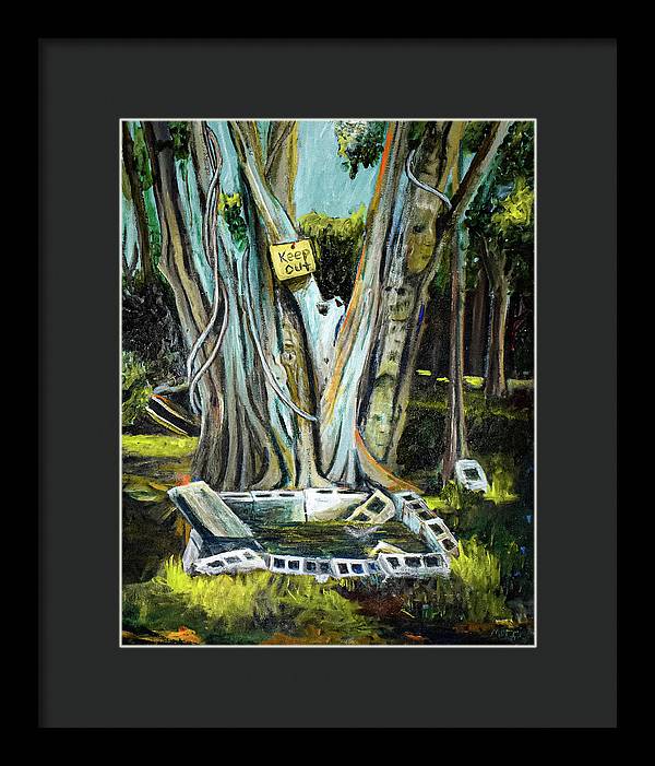Keep Out - Framed Print
