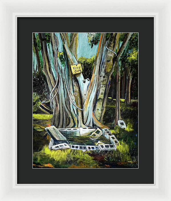 Keep Out - Framed Print