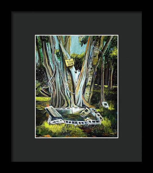 Keep Out - Framed Print
