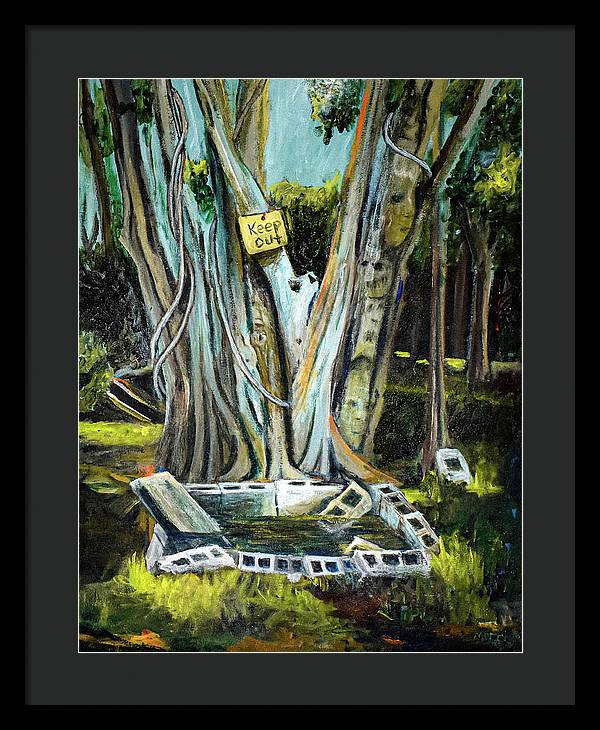 Keep Out - Framed Print