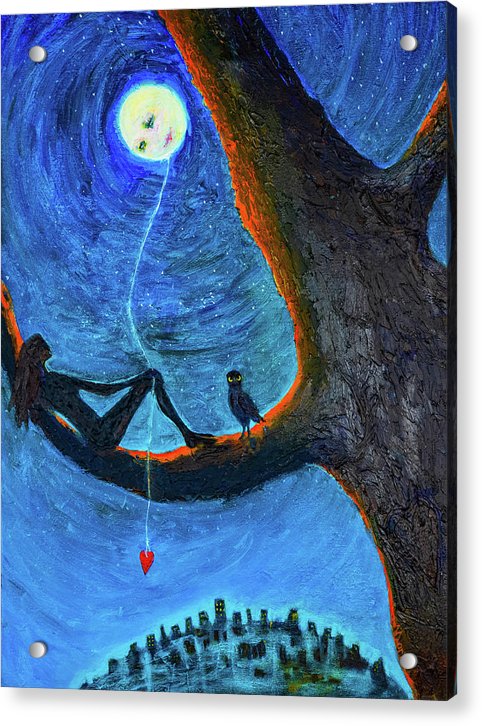 Keeper of the Moon - Acrylic Print