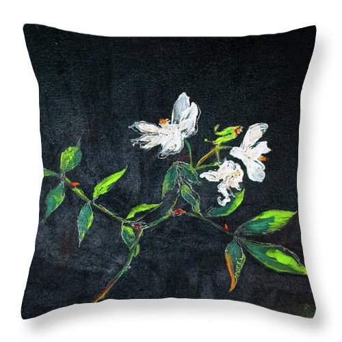 Memories of Wild Roses - Throw Pillow
