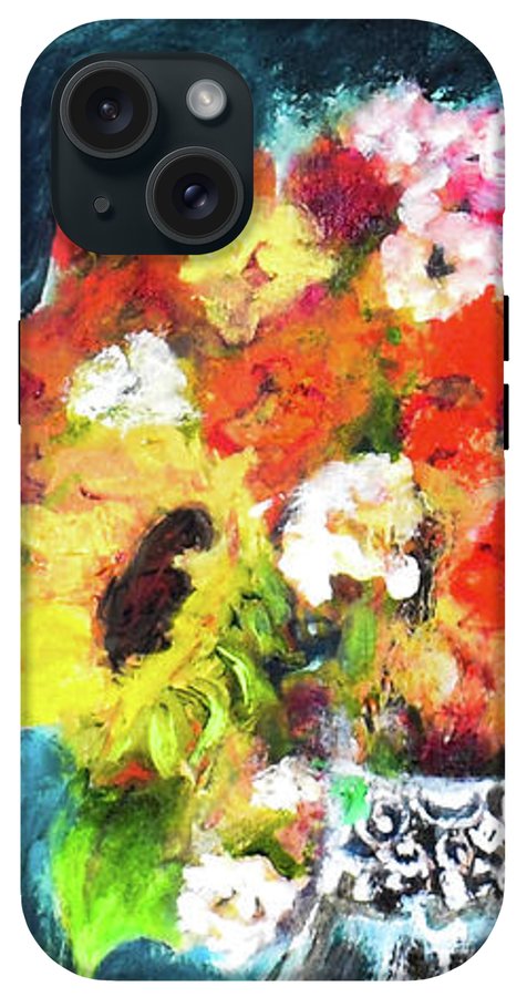 Moon in Hiding-open window series - Phone Case