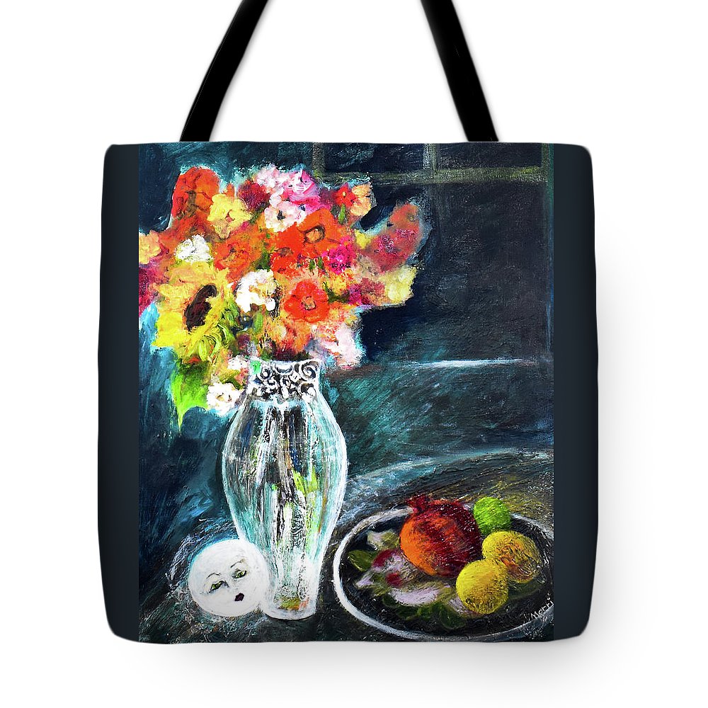 Moon in Hiding-open window series - Tote Bag