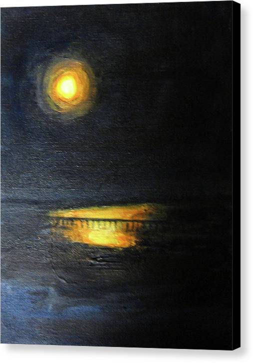 Moonrise, St John's River - Canvas Print