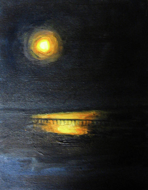 Moonrise, St John's River - Art Print