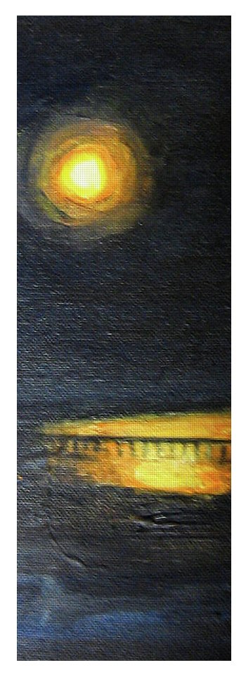 Moonrise, St John's River - Yoga Mat