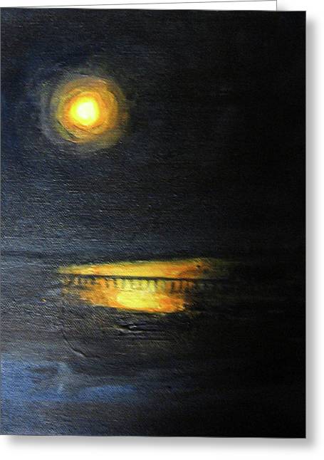 Moonrise, St John's River - Greeting Card