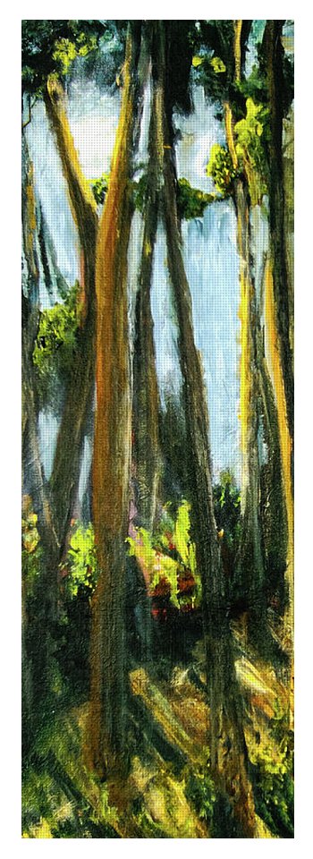 Moonlit Path along the River - Yoga Mat