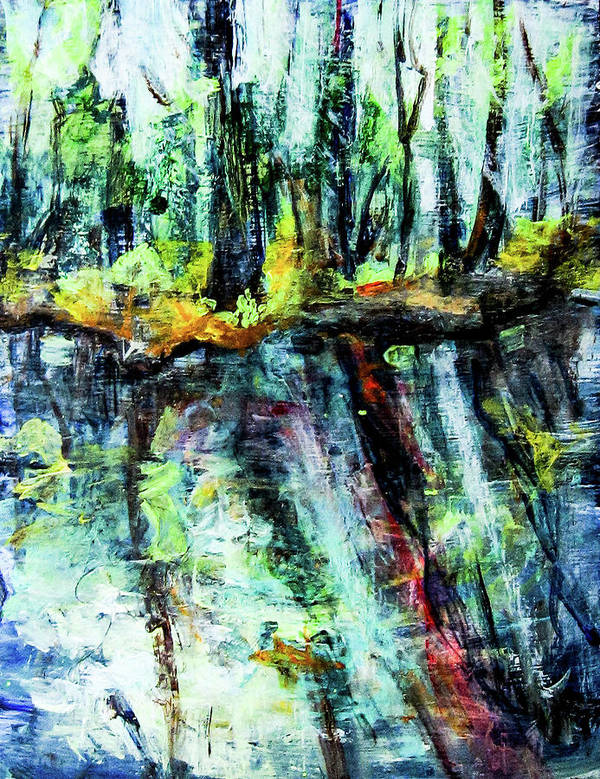 Moving Energies Creekside - Art Print