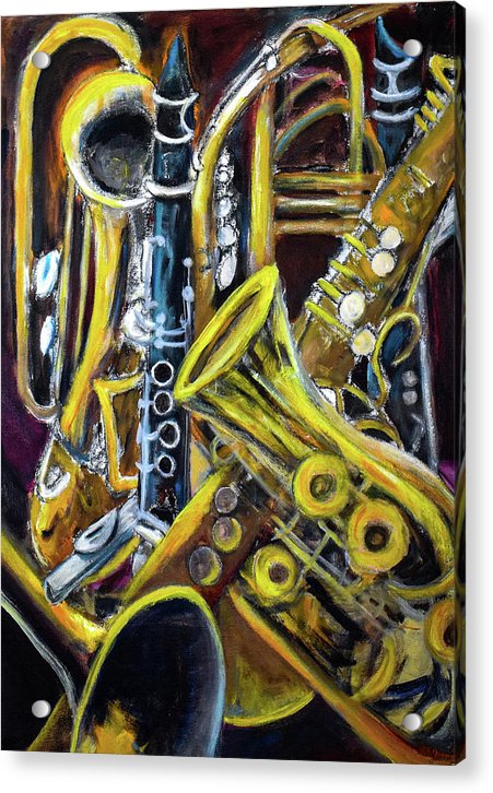 Musical Instruments, Interwoven # 1 - Acrylic Print