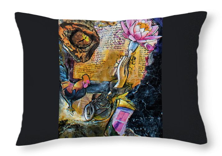 Paradise Lost - Paradise Regained, Escaped series - Throw Pillow