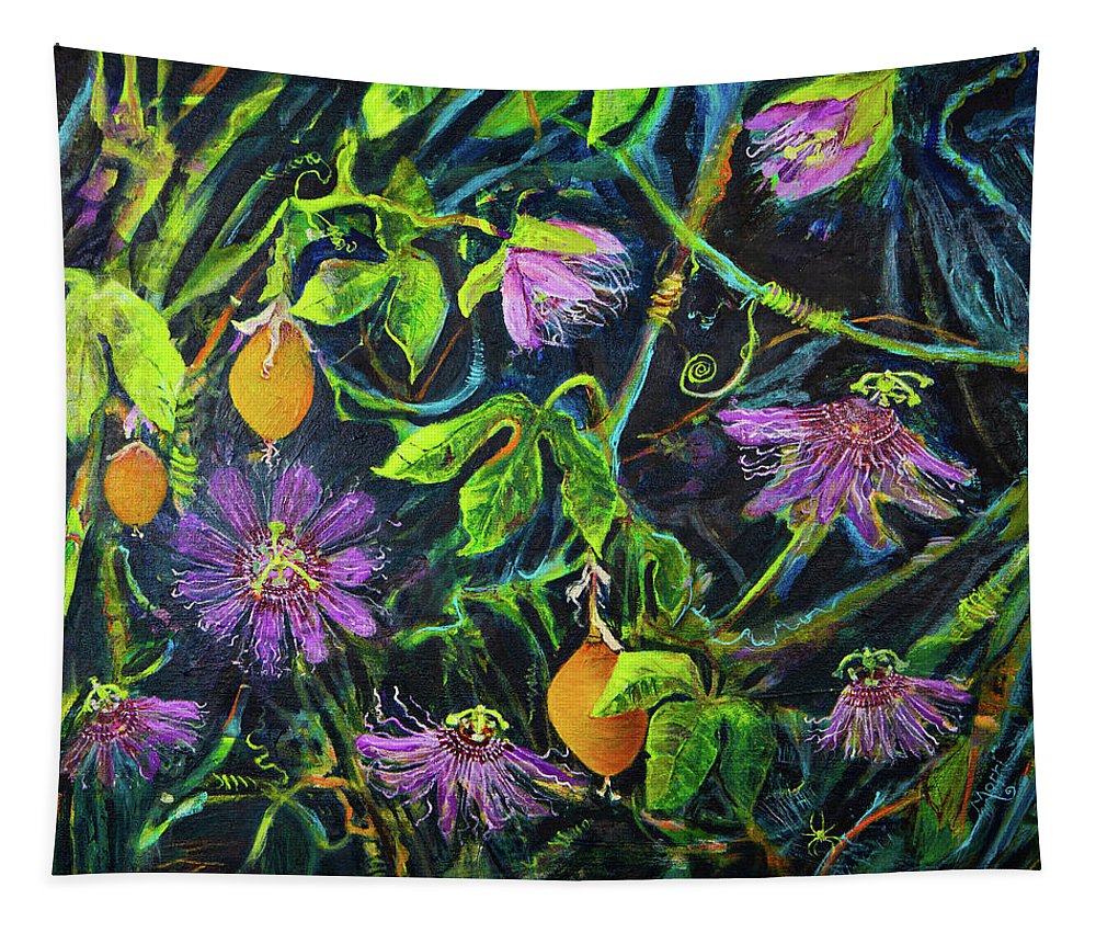 Passion Flower Vine - Wildflower series - Tapestry