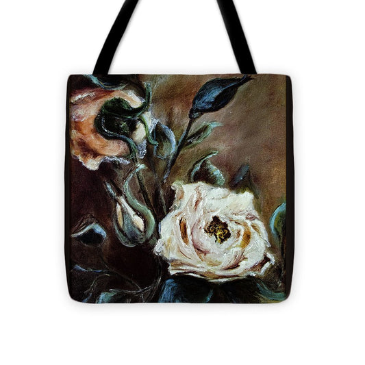 Pink Roses and Regrets - Tote Bag