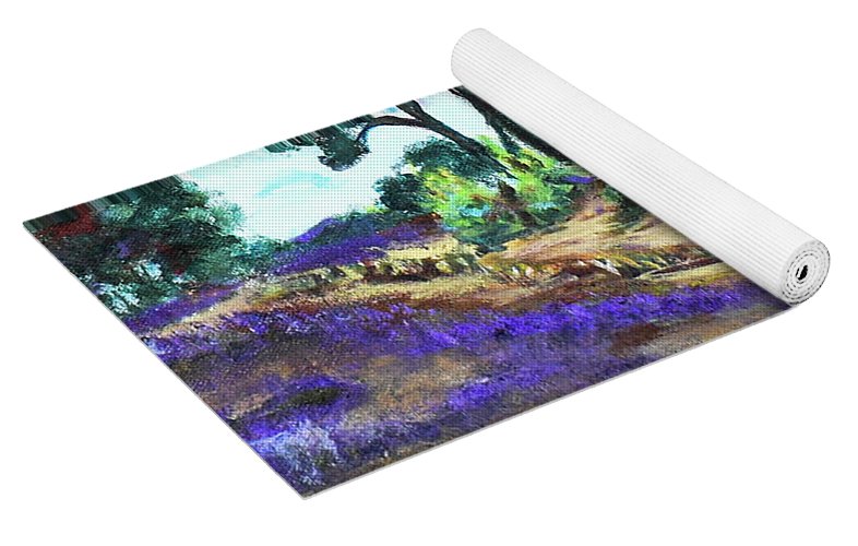 Provence France, Lavender - 'en plein air - Yoga Mat