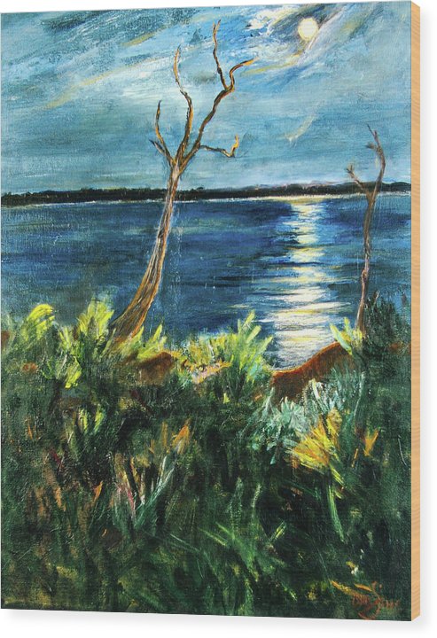 Reaching for the Moon - Wood Print