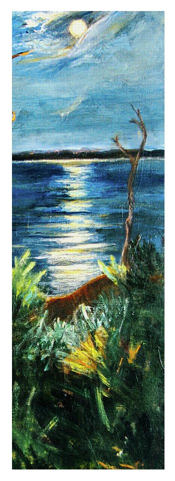 Reaching for the Moon - Yoga Mat