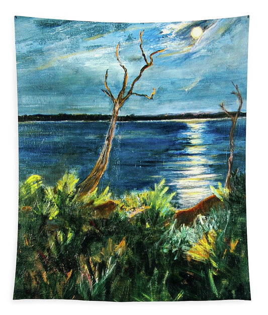 Reaching for the Moon - Tapestry