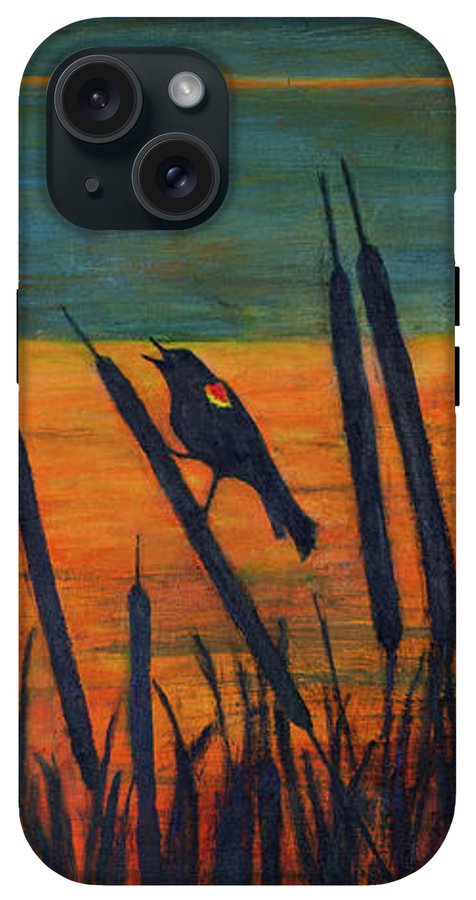 River Song, Red-winged Blackbird - Phone Case