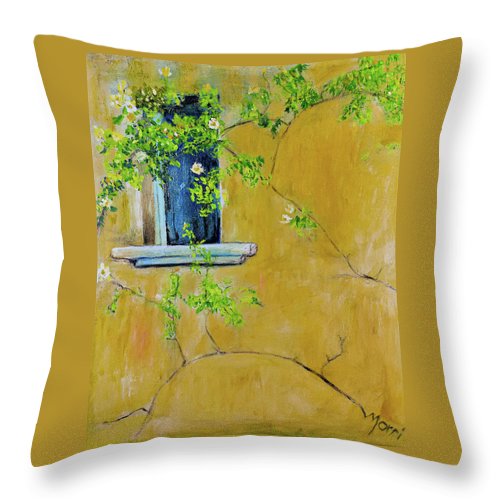 Roses from Rain - Throw Pillow