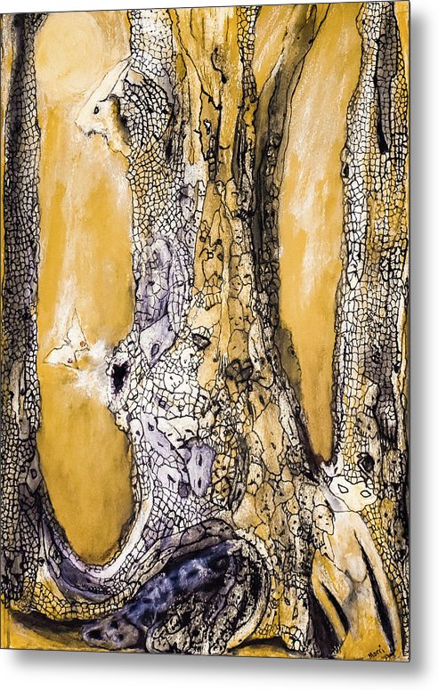 Secrets of the Yellow Moon series #8 - Metal Print