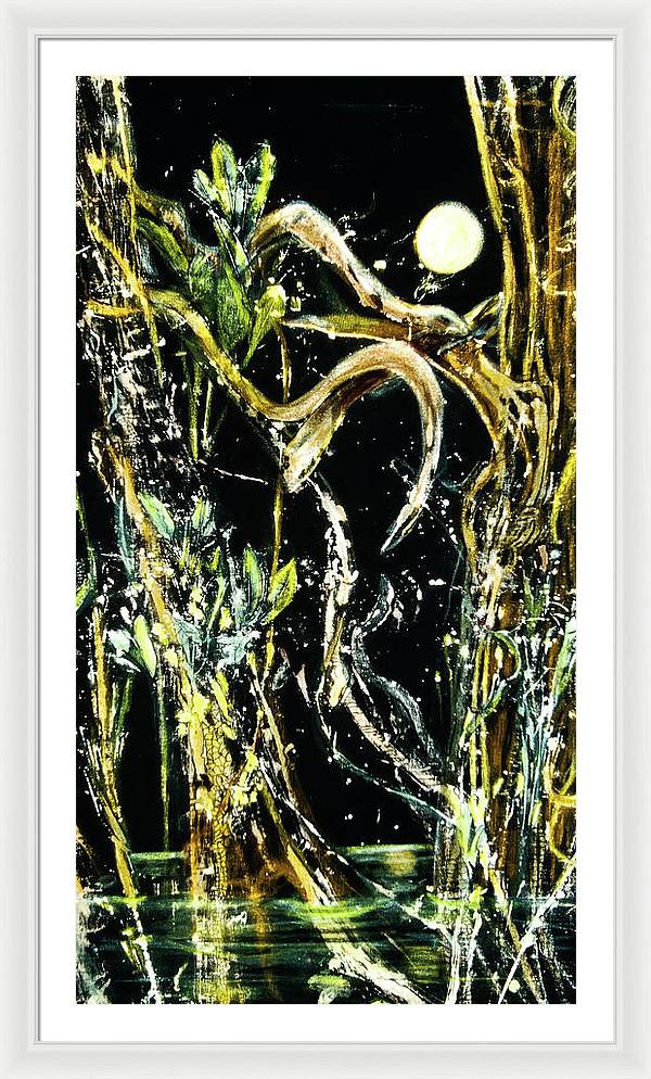 Serpent Moon, Drayton Island series - Framed Print