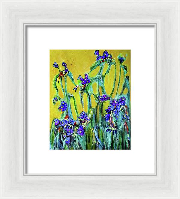 Spiderworts Wildflower - Framed Print