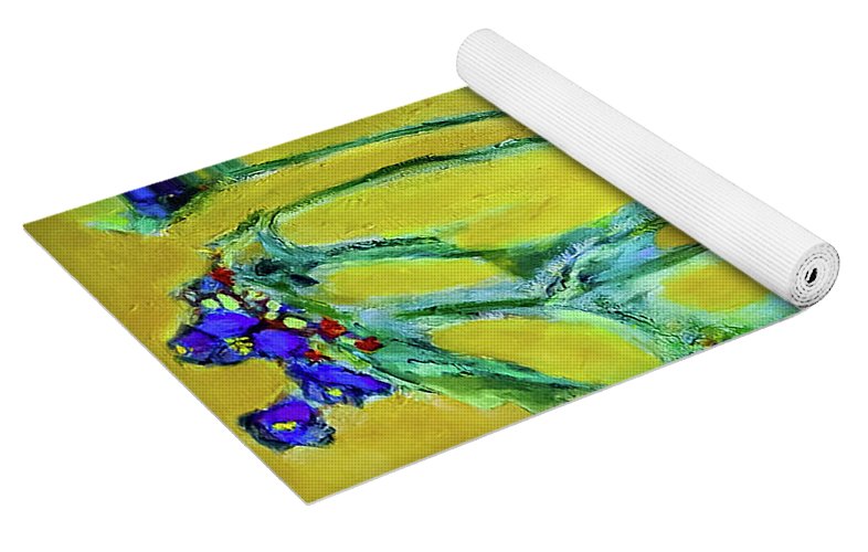 Spiderworts Wildflower - Yoga Mat