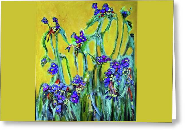 Spiderworts Wildflower - Greeting Card