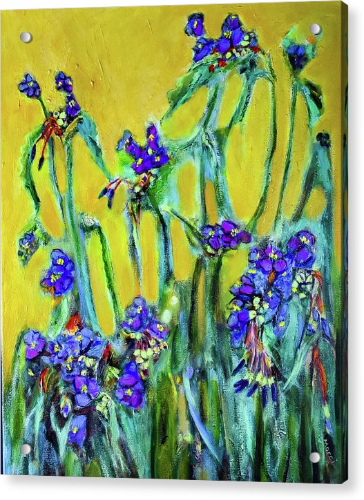 Spiderworts Wildflower - Acrylic Print