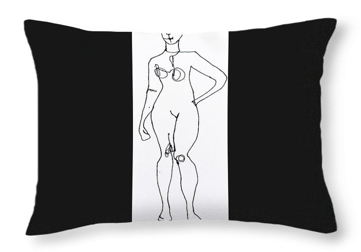 Contour figure 2 - Throw Pillow