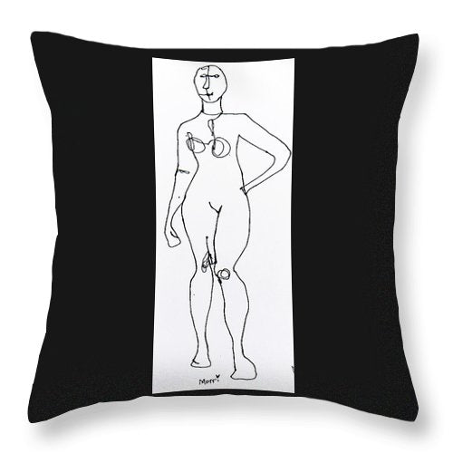 Contour figure 2 - Throw Pillow