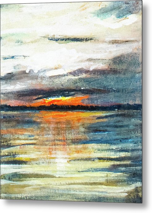 Sunset from Drayton Island - Metal Print