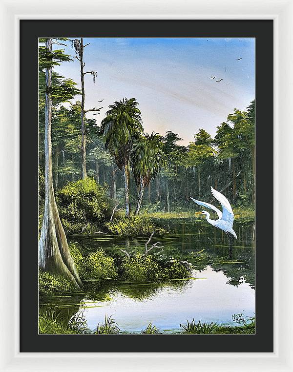 The Cove - early on - Framed Print